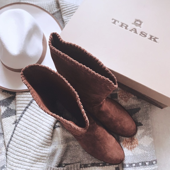 Trask teak suede western boots - Picture 5 of 8